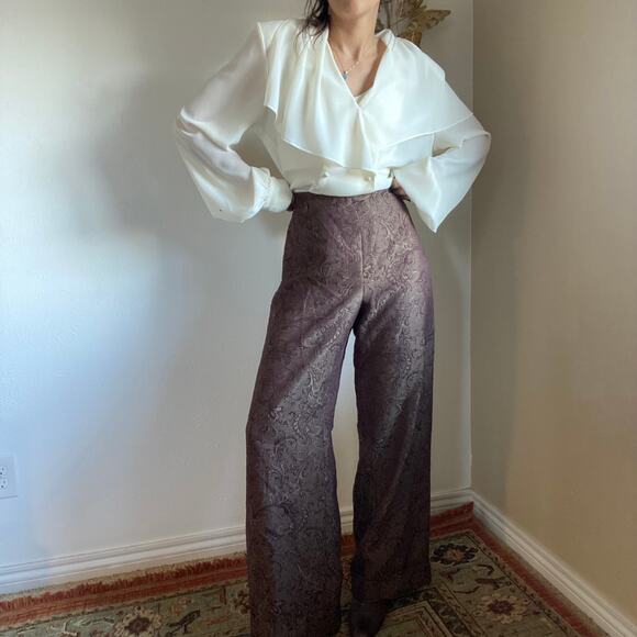 Vintage Tapestry Wide Leg Pants - Picture 4 of 6